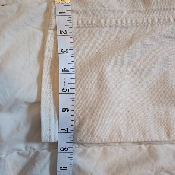 LEVI'S 511 Jeans Mens White / Ivory Slim Straight W36 L30 - Picture 4 of 7